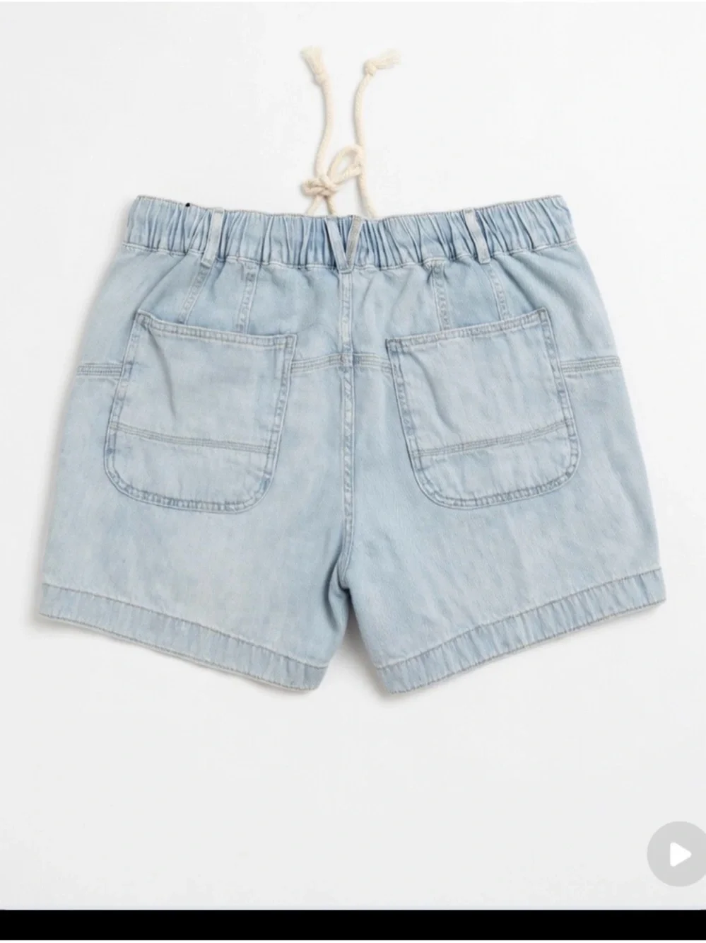 Free People Light Blue Denim Jean Shorts - Picture 2 of 6